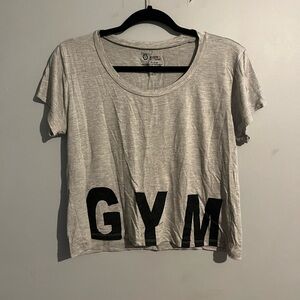 Athletic gray workout shirt size extra large athletic athleisure gym